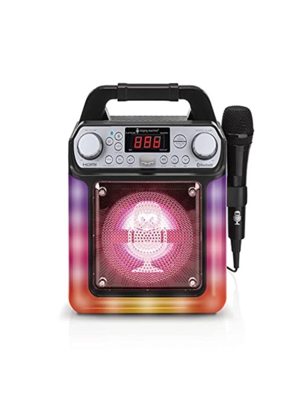Singing Machine Groove Mini Karaoke Machine, Black NEW INSIDE OPEN BOX